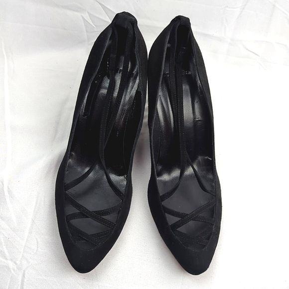 🆕🌿NICOLE FARHI SUEDE WEDGE SHOES🌿 - Picture 15 of 16